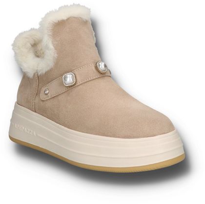 Apepazza Damen-Boots mit Warmfutter 192302000020 (Beige)