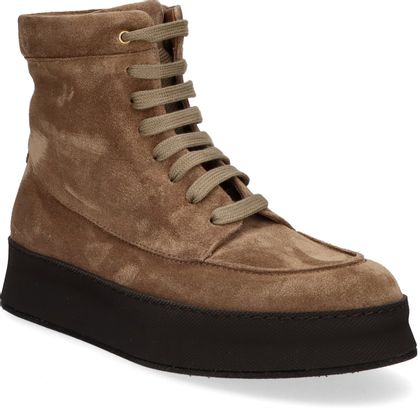 Trumans Damen-Boots 102222000009 aus Leder (Braun)