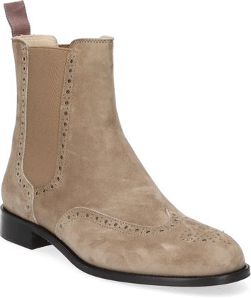 Konstantin Starke Damen-Chelsea Boots aus Leder 105302000001 (Beige)