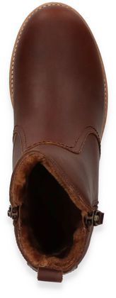 Panama Jack PAULINE Damen-Boots mit Lammfell 192201000027 (Dunkelbraun)