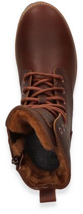 Panama Jack FRISIA Damen-Boots mit Lammfell 192201000004 (Dunkelbraun)