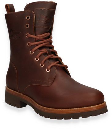 Panama Jack FRISIA Damen-Boots mit Lammfell 192201000004 (Dunkelbraun)