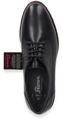 Sioux Damen-Schnürschuhe mit Wechselfußbett 101101000002 (Dunkelblau)