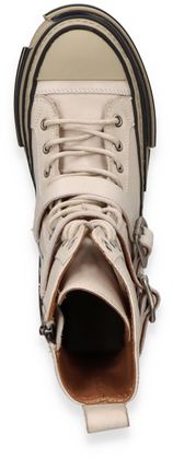 Rebecca White Damen-Boots aus Leder 102301000004 (Beige)