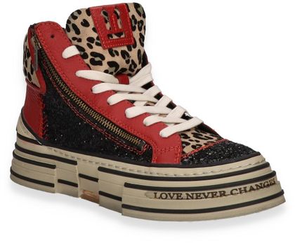 Rebecca White Damen-Schnürschuhe 102581000000 (Rot/Bunt)