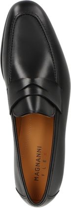 Magnanni DELOS Herren-Slipper aus Leder 221001000014 (Schwarz)