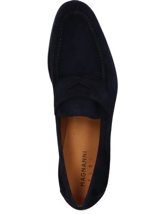 Magnanni DELOS Herren-Slipper aus Leder 221102000004 (Blau)
