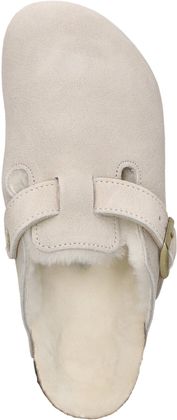 Birkenstock BOSTON Damen-Pantoletten 420302000001 (Beige)