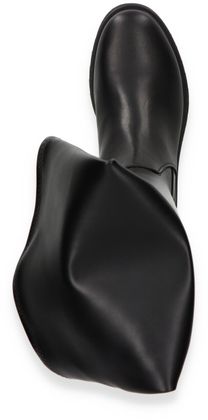 Shirley May Damen-Overknee aus Leder 196001000005 (Schwarz)