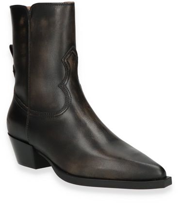Copenhagen CPH219 Damen-Western Boots aus Leder 107001000025 (Schwarz)