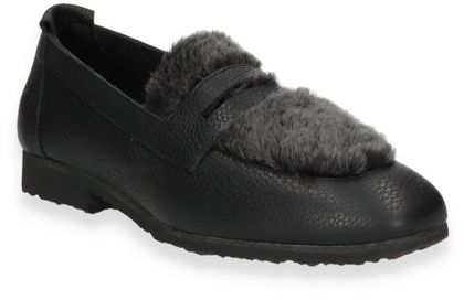 Arche SADOKA Damen-Slipper aus Leder 100001000063 (Schwarz)