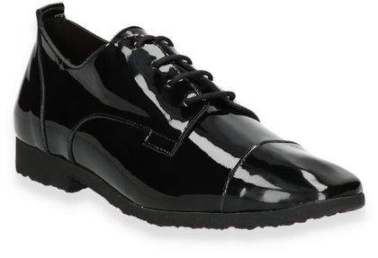 Arche SADBYE Damen-Schnürschuhe aus Leder 113003000000 (Schwarz)