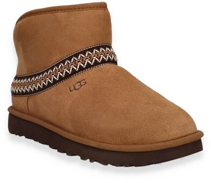 UGG CLASSIC MINI CRESCENT Damen-Winterboots 192222000031 (Chestnut)