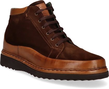 Galizio Torresi Herren-Schnürschuhe aus Leder 212202000020 (Braun)