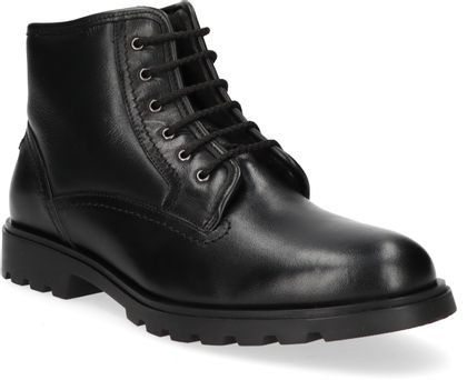 Galizio Torresi Herren-Boots mit Lammfell 291001000170 (Schwarz)