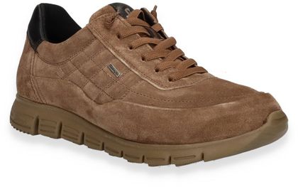 Sioux Herren-Sneaker mit Wechselfußbett 244222000014 (Mittelbraun)