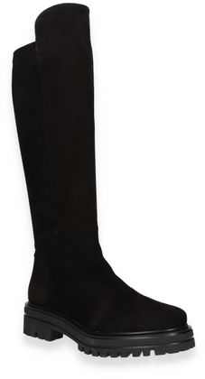 Shirley May Damen-Stiefel aus Leder 195002000001 (Schwarz)