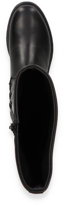 Shirley May Damen-Stiefel aus Leder 195001000010 (Schwarz)