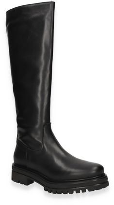 Shirley May Damen-Stiefel aus Leder 195001000010 (Schwarz)