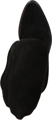 Konstantin Starke Damen-Overknees aus Leder 196002000003 (Schwarz)