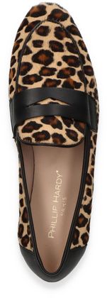 Phillip Hardy Damen-Slipper mit Leo-Print 103386000000 (Beige/Bunt)