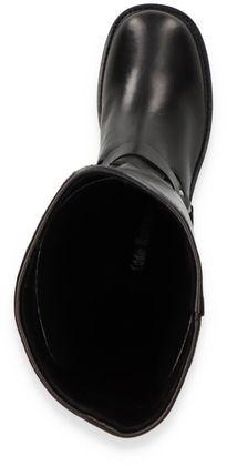 Eddie Rodriguez Damen-Stiefel aus Leder 102001000107 (Schwarz)