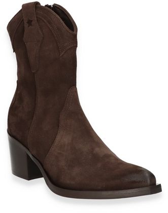 Eddie Rodriguez Damen-Western Boot aus Leder 107202000007 (Dunkelbraun)
