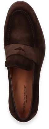 Konstantin Starke Herren-Slipper aus Leder 221202000004 (Dunkelbraun)