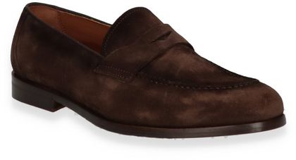 Konstantin Starke Herren-Slipper aus Leder 221202000004 (Dunkelbraun)