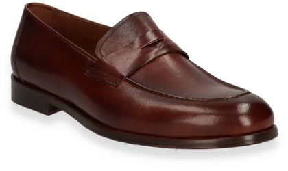 Konstantin Starke Herren-Slipper aus Leder 221221000003  (Mittelbraun)