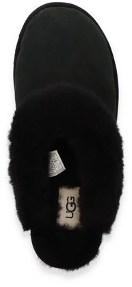 UGG CLASSIC SLIPPER 2 Damen-Hausschuh aus Leder 420002000001 (Schwarz)