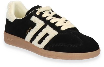 Back 70 Damen-Sneaker mit Teddyfell 101082000002 (Schwarz)