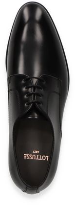 Lottusse REGENT Herren-Schnürschuhe aus Leder 230001000006 (Schwarz)