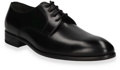 Lottusse REGENT Herren-Schnürschuhe aus Leder 230001000006 (Schwarz)