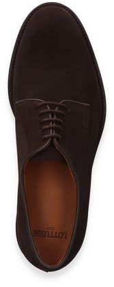 Lottusse BALTIMORE Herren-Schnürschuhe aus Leder 240202000003 (Dunkelbraun)