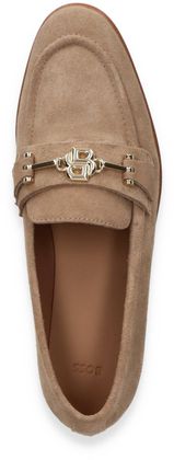 BOSS HELYAN Damen-Slipper aus Leder 110222000001 (Hellbraun)