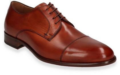 Antony van Diyck Herren Schnürrschuhe aus Leder 232221000005 (Mittelbraun)