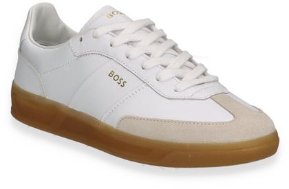 BOSS BRENTA Damen-Sneaker aus Leder 101701000110 (Weiß)