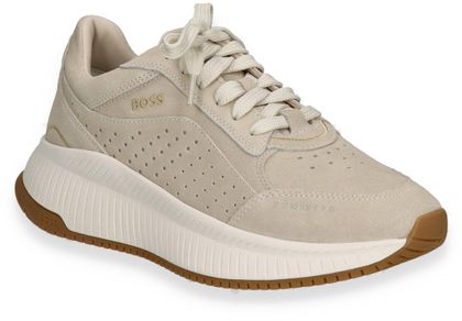 BOSS TTNM EVO Damen-Sneaker aus Leder 101701000109 (Weiß/Beige)