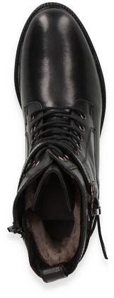 Ralph Harrison ELISA Damen-Boots mit Lammfell 192001000031 (Schwarz)