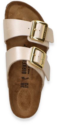 Birkenstock SYDNEY CUSHION BUCKLE Damen-Pantoletten 591301000008 (Perlweiß)