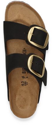 Birkenstock ARIZONA BIG BUCKLE Damen-Pantoletten 591002996129 (Schwarz)