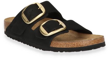 Birkenstock ARIZONA BIG BUCKLE Damen-Pantoletten 591002996129 (Schwarz)