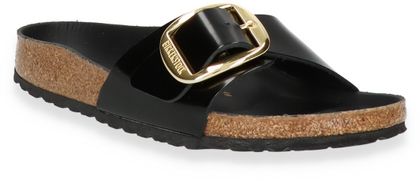 Birkenstock MADRID BIG BUCKLE Damen-Pantoletten 591003000000 (Schwarz)