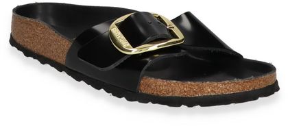 Birkenstock MADRID BIG BUCKLE Damen-Pantoletten 591003000000 (Schwarz)