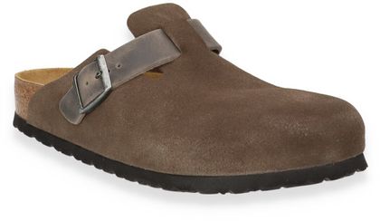 Birkenstock BOSTON BS Herren-Pantoletten 592202000002 (Dunkelbraun)