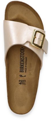 Birkenstock CATALINA CUSHION BUCKLE Damen-Pantoletten 591301000004 (Perlweiß)