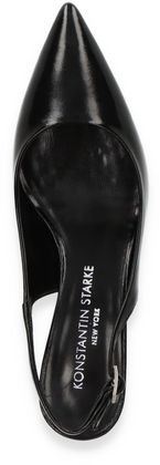 Konstantin Starke Damen-Slingpumps aus Leder 130003000001(Schwarz)