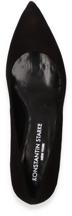 Konstantin Starke Damen-Pumps aus Leder 121002000007 (Schwarz)