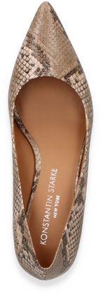 Konstantin Starke Damen-Pumps aus Leder 121305000000 (Beige)